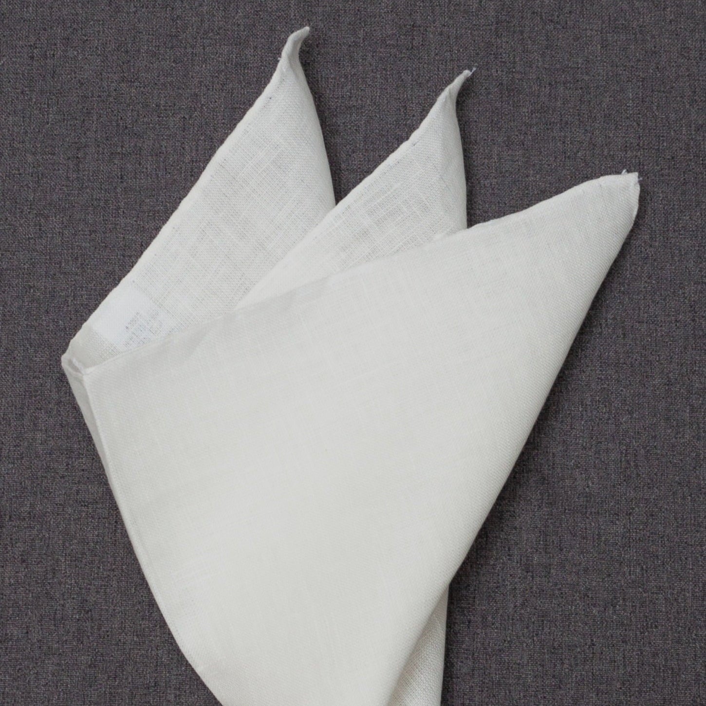 PAÑUELO LINO BLANCO