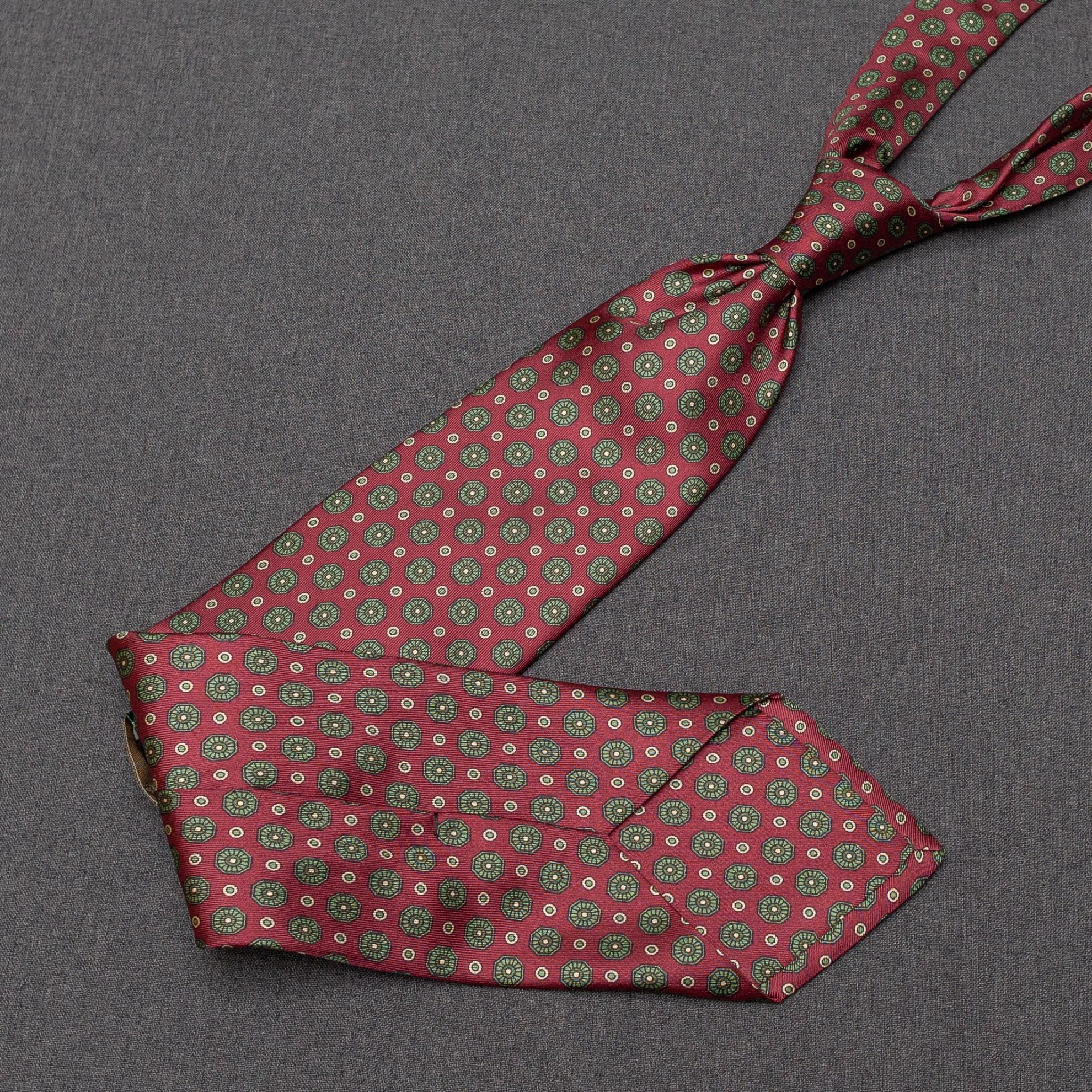 CORBATA DE SEDA TAORMINA BURDEOS