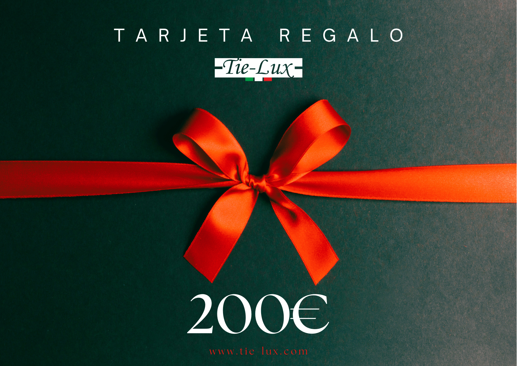 TARJETA REGALO TIE-LUX