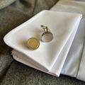 CUSTOMIZABLE CROWN CUFFLINKS