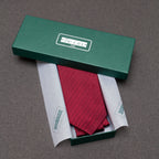 CORBATA JACQUARD ESPIGA BORDEAUX