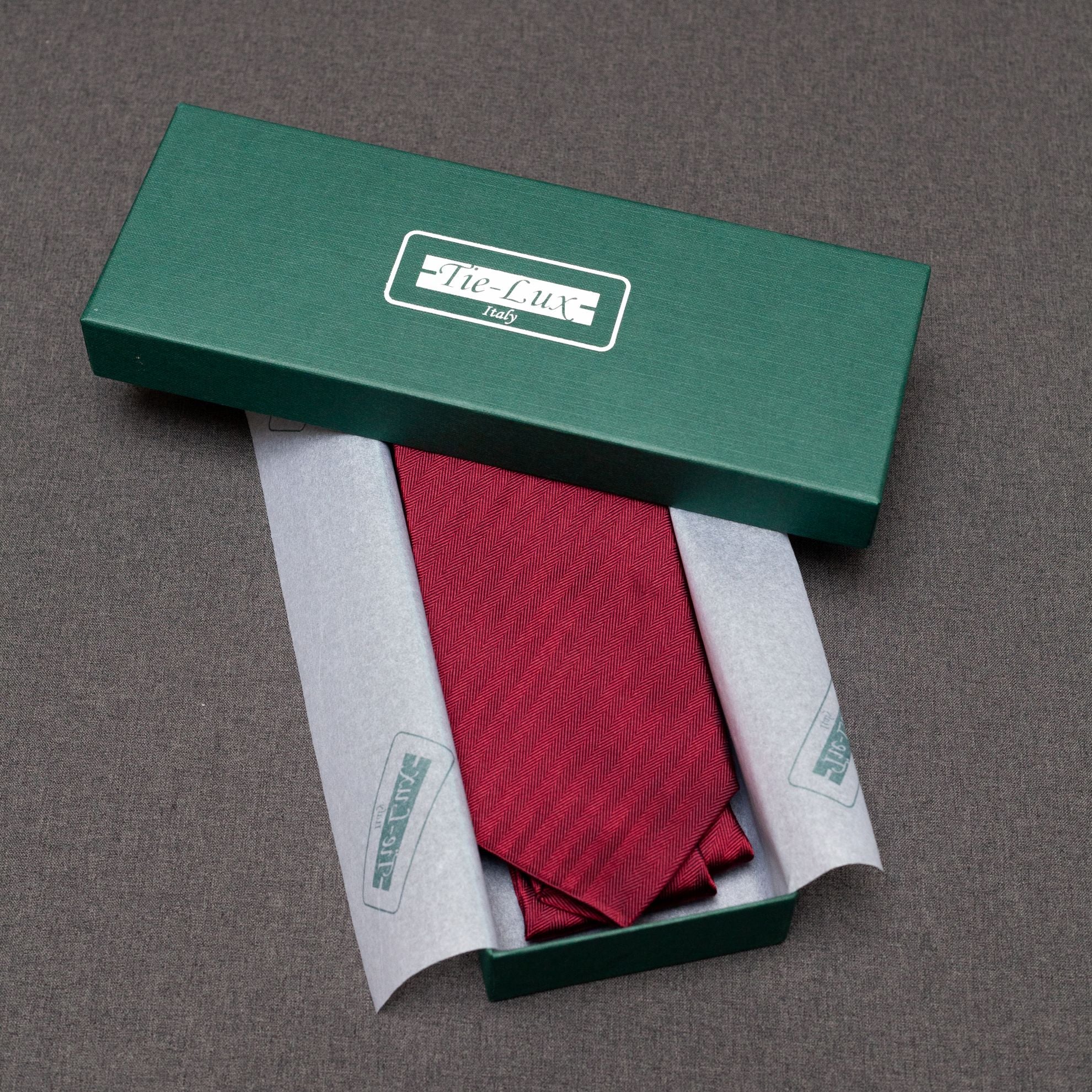 CORBATA JACQUARD ESPIGA BORDEAUX