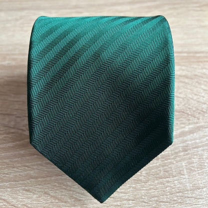 CORBATA JACQUARD ESPIGA VERDE