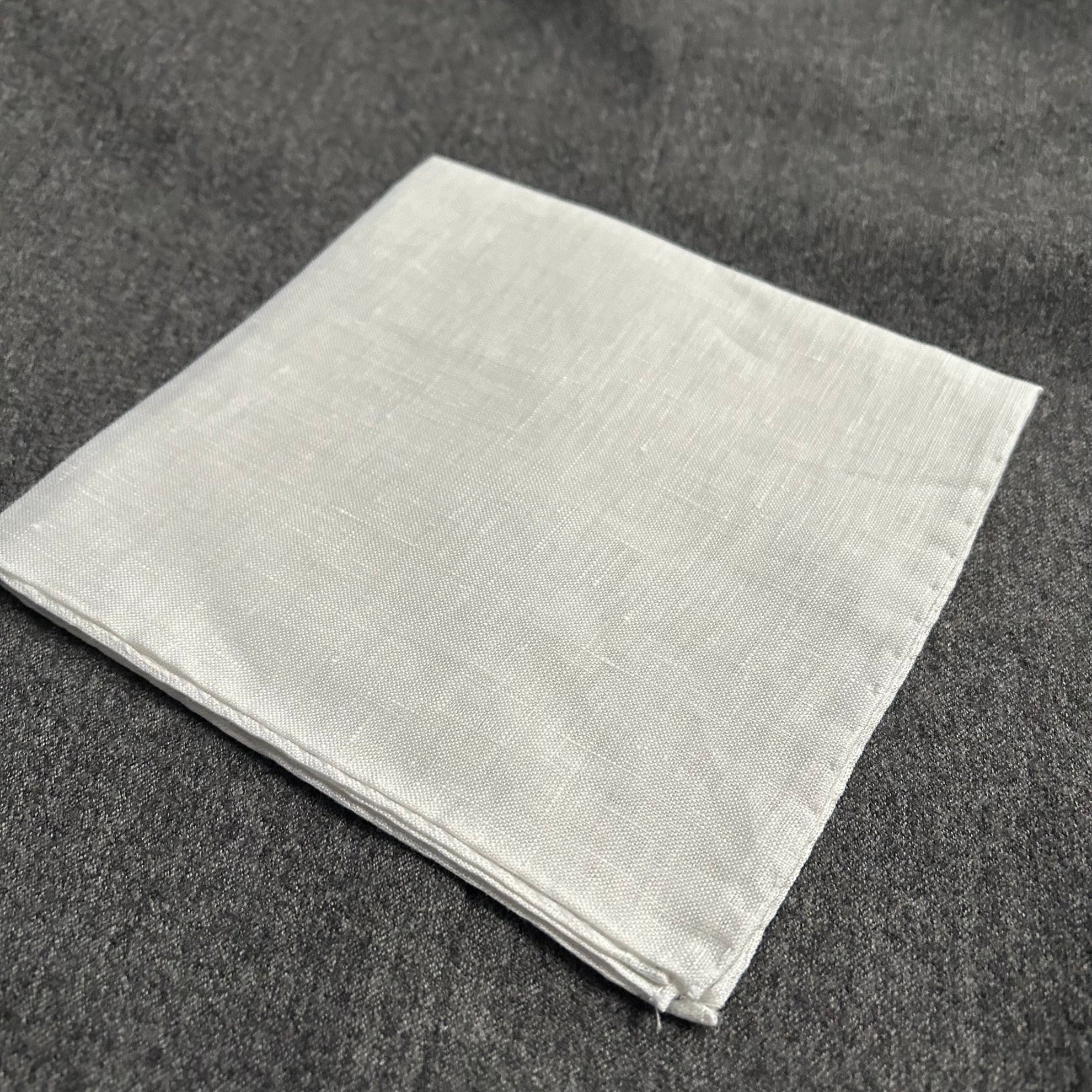 PAÑUELO LINO BLANCO
