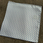 PAÑUELO SEDA CELESTE OVEJAS