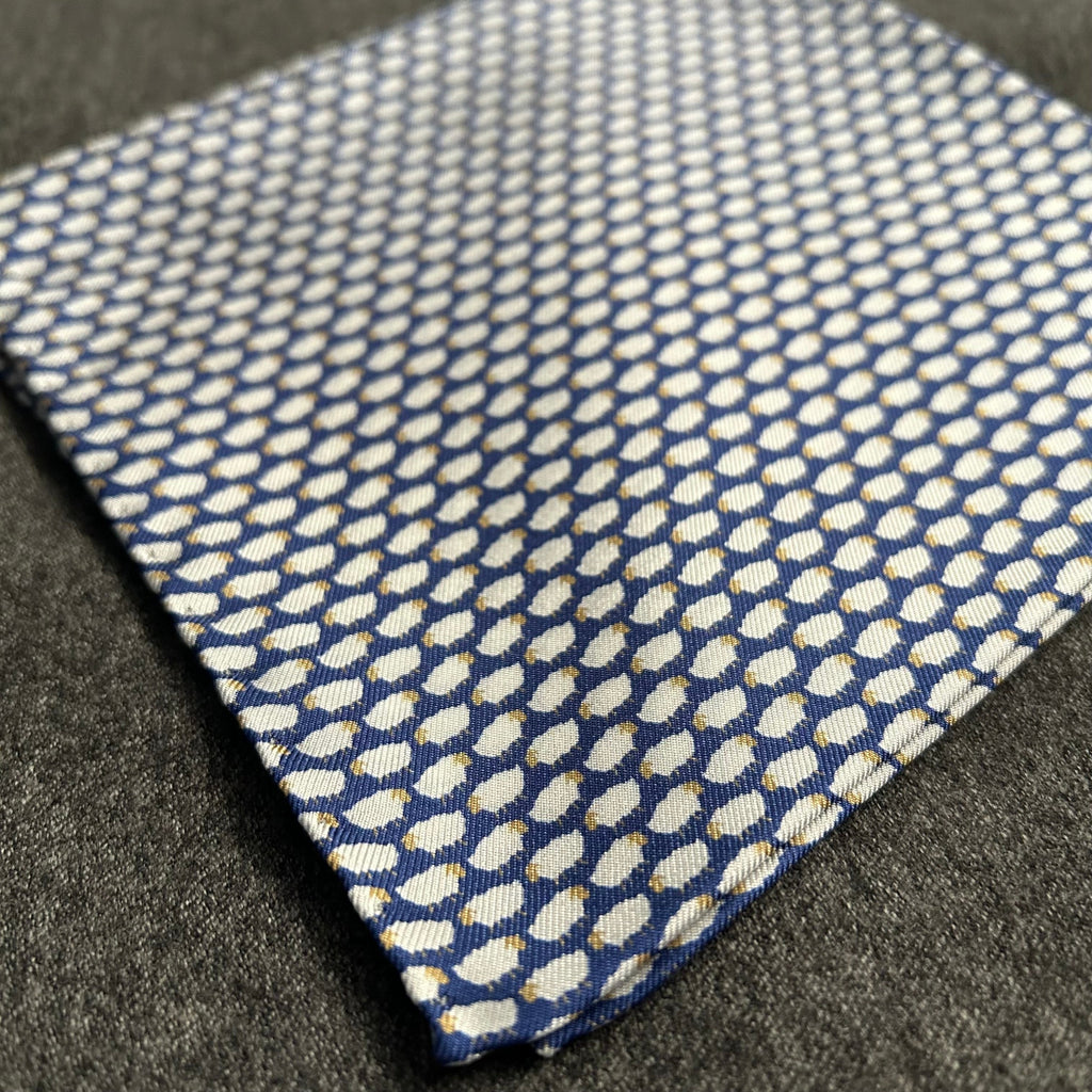 PAÑUELO SEDA NAVY OVEJAS