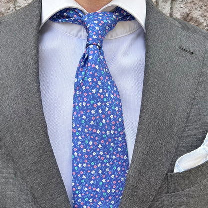 CORBATA DE SEDA POSITANO NAVY