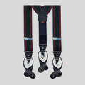 GREEN STRIPED SUSPENDER
