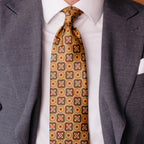 CORBATA DE SEDA GOLD VERNAZZA