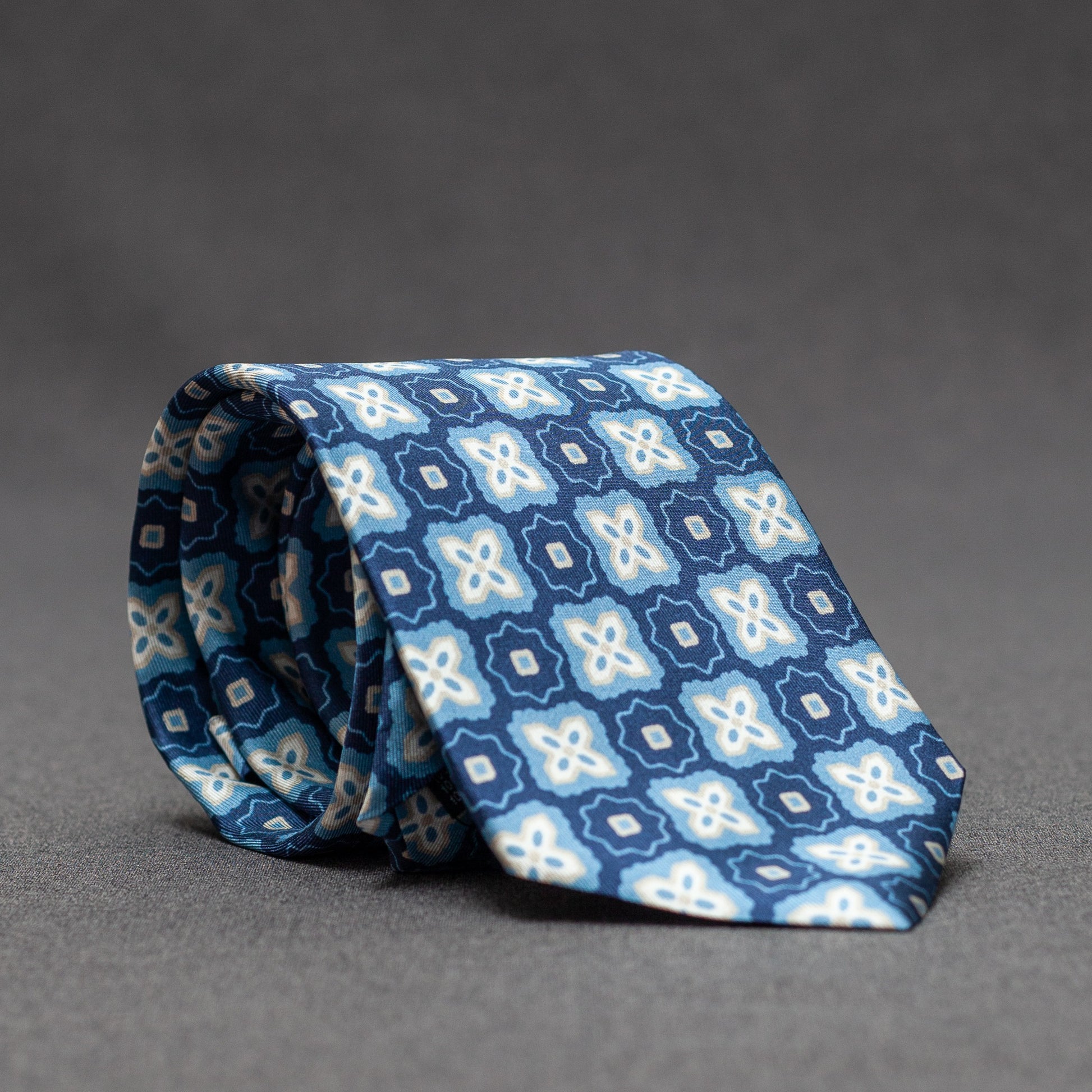 CORBATA DE SEDA VERNAZZA NAVY