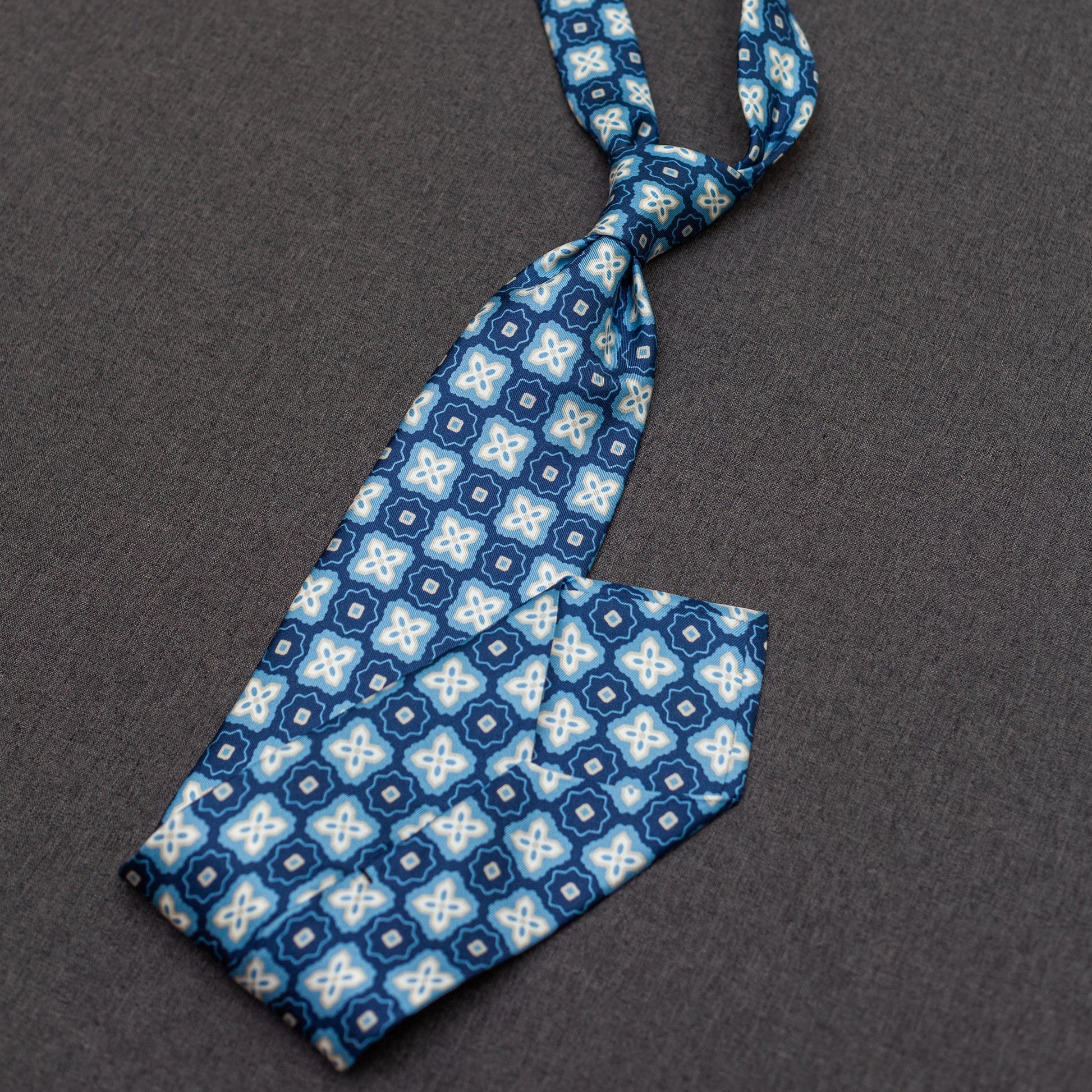 CORBATA DE SEDA VERNAZZA NAVY