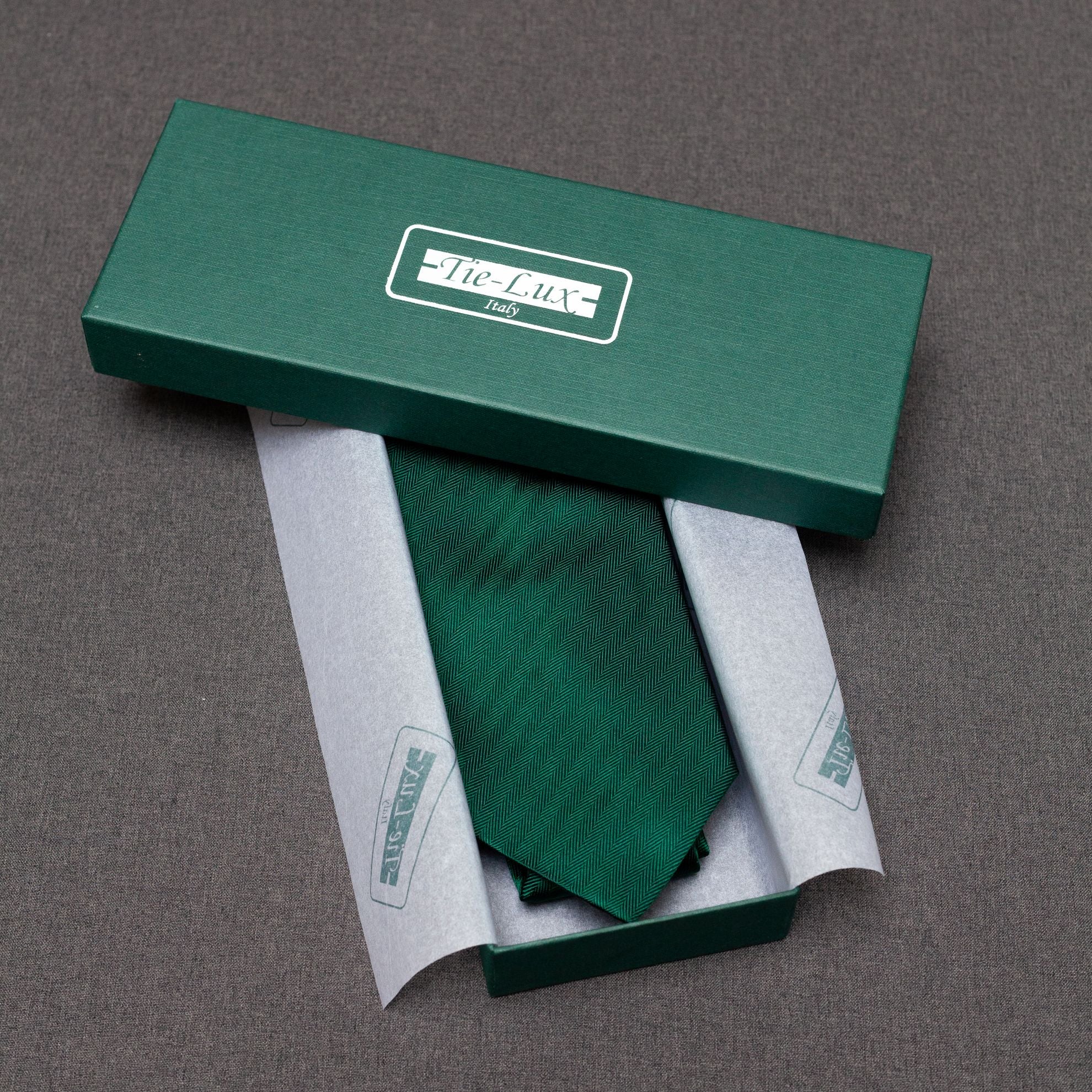 CORBATA JACQUARD ESPIGA VERDE