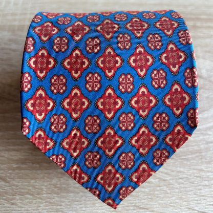 CORBATA DE SEDA PISA BLU