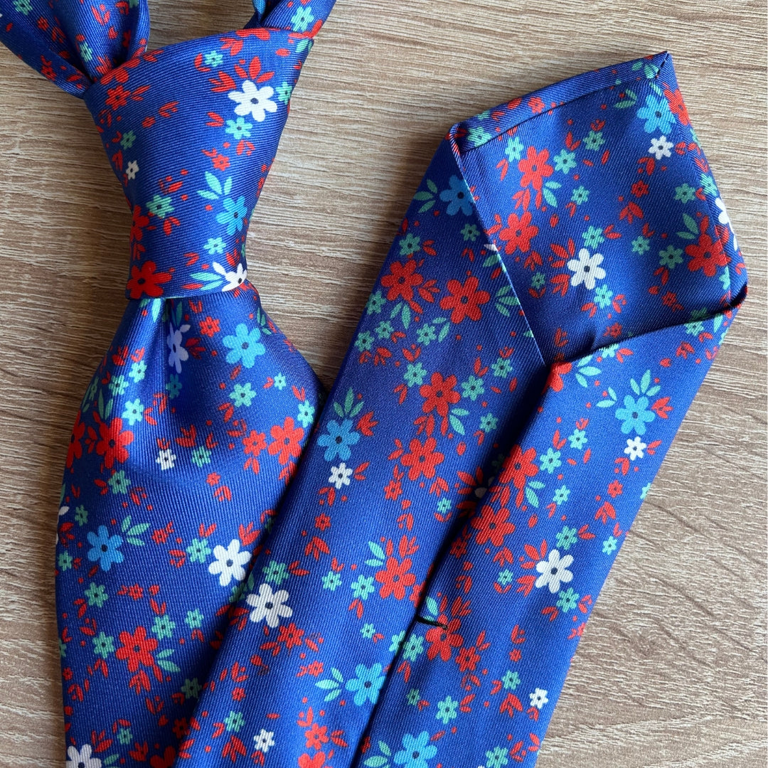 CORBATA DE SEDA RAVELLO NAVY