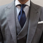 CORBATA DE SEDA TAORMINA NAVY