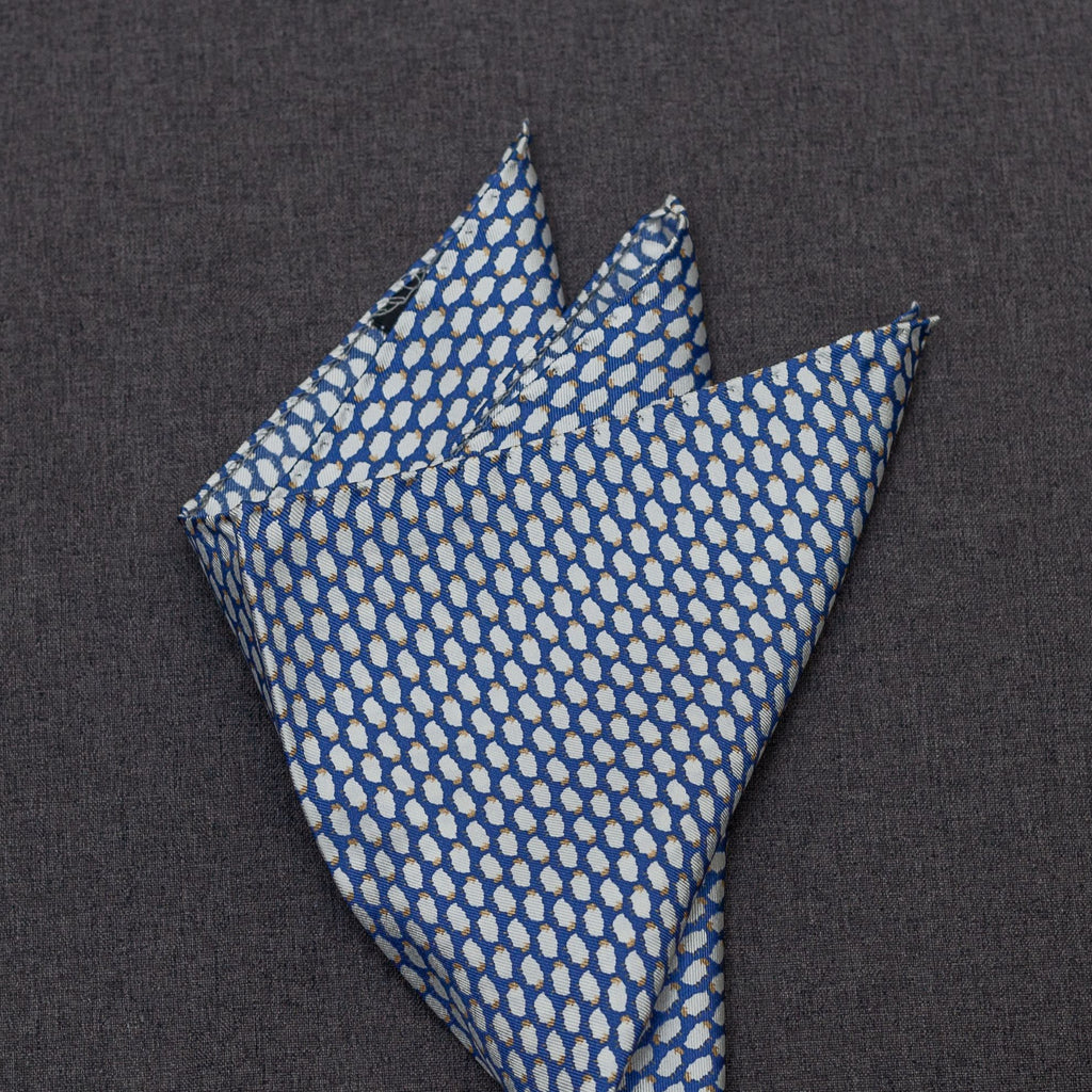 PAÑUELO SEDA NAVY OVEJAS