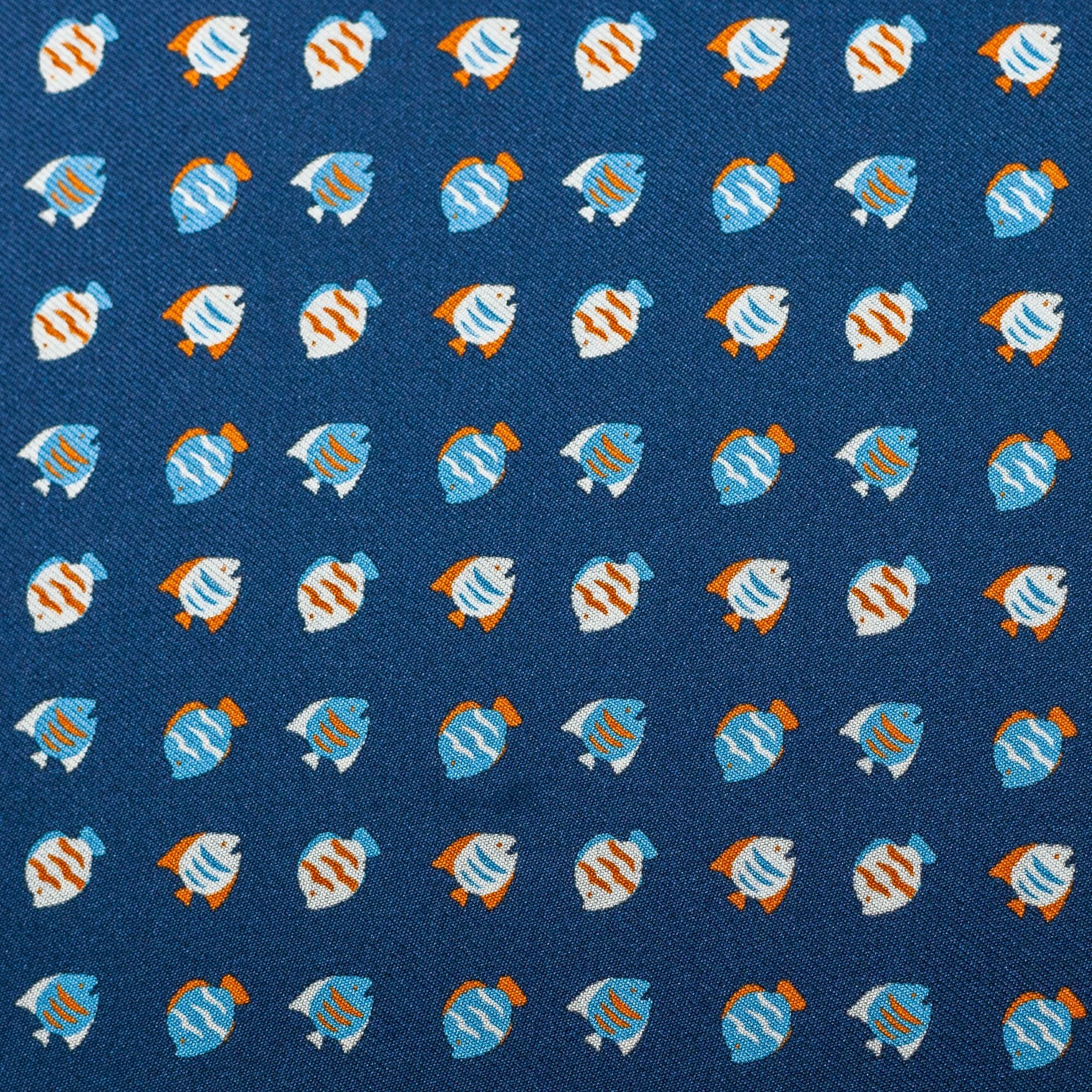 PAÑUELO SEDA MARINO PECES